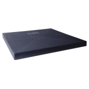 DiversiTech® E Lite® EP3232-2 Equipment Pad, 1160 lb Load, 2 in H, 32 in W, 32 in D, Polypropylene, Square, Subtle