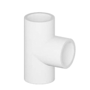 Tigre 401-012 Tee, 1-1/4 in, 1-1/4 in, 1-1/4 in, Socket, Socket, Socket, PVC, White, Schedule/Class: SCH 40, Tee