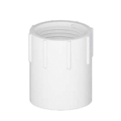 Tigre 435-012 Female Adapter, 1-1/4 in, 1-1/4 in, Slip, FIPT, PVC, White, Schedule/Class: SCH 40, Adapter