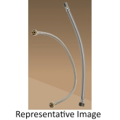 Fluidmaster® PRO1F36 Faucet Water Supply Connector, 36 in L, 3/8 in, Compression, 1/2 in, FIP, Stainless Steel