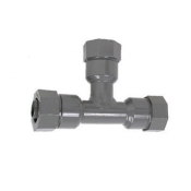 GF Central Plastics 360000713 Compression Tee, 1 in Nominal Pipe, Connection Size 1: 1 in, Connection Type 1: IPS