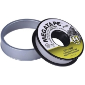 HERCULES® 15100 General-Purpose Thread Seal Tape, 1/2 in W, 1000 in L, 3.5 mil Thick, PTFE, Gray