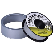 HERCULES® 15110 General-Purpose Thread Seal Tape, 3/4 in W, 1000 in L, 3.5 mil Thick, PTFE, Gray