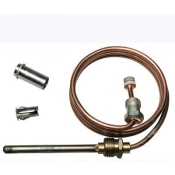Honeywell Home Q390A1095/U Thermocouple, 30 mV, 18 in Lead Length, 0.02 Ohm Resistance, Connection Size 1: 11/32-32