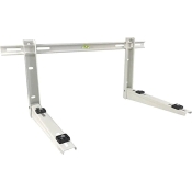 IBEX® WB500 L-Shaped Wall Bracket, 500 lb Load, 34 in L, 18 in W, 24 in D, 14 ga Gauge, Powder-Coated