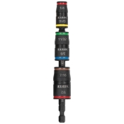 KLEIN TOOLS® 32907 7-in-1 Impact Flip Socket Set, Impact Rated/Impact Not Rated: Impact-Rated, 6-Point, 1/4 in Drive