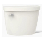 Kohler® K-31615-96 Toilet Tank, Vitreous China, Biscuit, K-31621, K-31588, AquaPiston® Flush, Left Hand, Yes