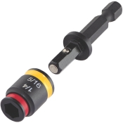 Malco® C-RHEX® MSHC Magnetic Hex Driver, 1/4 in, 5/16 in Nut, Hex Drive, Magnetic: Yes, 1/4 in Shank, 2 in Length