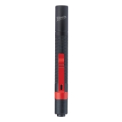 Milwaukee® 2105 Penlight, 100 Lumens, 43 m Beam Distance, 5.37 in Length, Black/Red