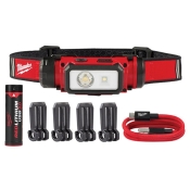 Milwaukee® 2163-21 Hard Hat Headlamp, Plastic, 2.12 in Length
