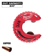 Milwaukee® 48-22-4261 Close Quarter Tubing Cutter, 1/2 in Max Pipe, Aluminum Blade, Applicable Materials: Copper