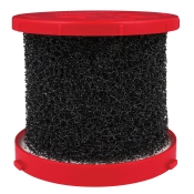 Milwaukee® 49-90-2015 Wet Filter, Foam, 5.1 in Length, 5.1 in Width, 4.6 in Height, Black/Red