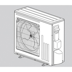 Mitsubishi Electric Trane® MUZ-WX18NL 18K Wx Single Zone HP 16 SEER Outdoor Unit