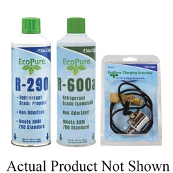 Nu-Calgon 4175-31 Ecopure Refrigerant, 10.6 Oz Capacity, Canister, Colorless, Gas