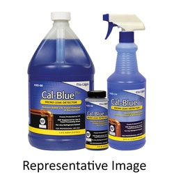 Nu-Calgon 4182-01 Cal-Blue Plus Gas Leak Detector Chemical, Liquid, Blue, 55 Gal, Drum
