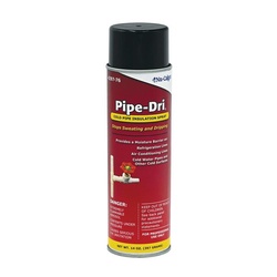 Nu-Calgon 4297-76 Pipe-Dri Cold Pipe Insulation Spray, Aerosol, White, Petroleum, 14 Oz, Can