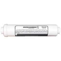 Nu-Calgon 4617-24 Water Filter, Carbon Media, 20 Um, 1 GPM, Polyethylene
