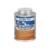 Oatey® Plumb-Tite™ 2056S Medium Bodied Very Fast Set Hot Cement, Applicable Materials: PVC, 8 oz Net Content, Blue