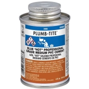 Oatey® Plumb-Tite™ 2066S Medium Bodied Very Fast Set Hot Cement, Applicable Materials: PVC, 4 oz Net Content, Blue
