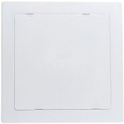 Oatey® 34045 Access Panel, HIPS, Flush, Surface Installation / Mounting, 10-1/4 in Length, 10-1/4 in Width, White