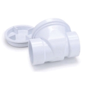 Oatey® 43900 Backwater Valve, 3 in Inlet Connection, 3 in Outlet Connection, PVC Body