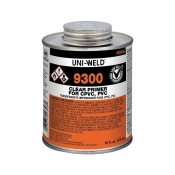 Oatey® Uni-Weld® 9346S Primer, Applicable Materials: CPVC, PVC, 16 oz Net Content, Clear