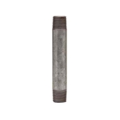 PLUMBMASTER® 96135 Pipe Nipple, 1/2 in Connection Size 1, 5-1/2 in L, Connection Type 1: MIP, 1/2 in Connection Size 2