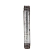 PLUMBMASTER® 96136 Pipe Nipple, 1/2 in Connection Size 1, 6 in L, Connection Type 1: MIP, 1/2 in Connection Size 2