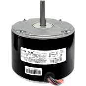 PROTECH™ 51-100999-04 Condenser Motor, 1/5 hp Motor, 208/220/230 V, 1 ph, 1075 rpm Motor, 48 NEMA, 1 -Speed, 6-1/2 in D