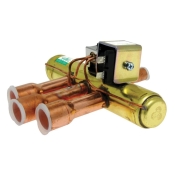 PROTECH™ 61-102498-06 Reversing Valve, R-22, R-410A Refrigerant, 7/8 in Suction Line, 1/2 in Discharge Line, 24 V