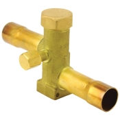 PROTECH™ 61-104914-03 Service Valve, Service Valve, 3/4 in Connection Size 1, Connection Type 1: Sweat ODF, 5 in Height