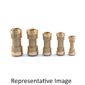 PRO-Fit™ 87019 Union, 3/8 in Connection Size 1, Connection Type 1: Push-to-Connect, 870 psi Max Working Pressure, Brass
