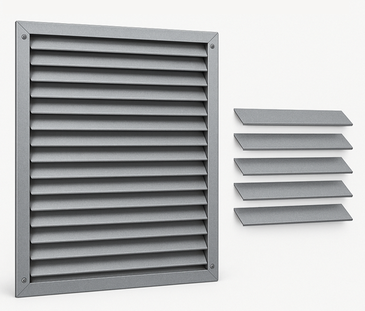 Rheem® RXRX-ADD04B Outdoor Coil Louver Kit - 10-12.5 Ton