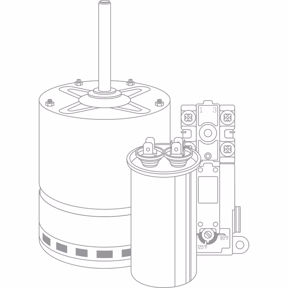 Rheem® RXRF-AGA1 Manual Fresh Air Damper, For Use With: Renaissance™ 15 to 25 ton Package Unit