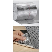Reflectix HVBP48125 Duct Insulation, R6 R-Value, 5/16 in Thickness, 48 in Width, 125 ft Length, Aluminum/Polyethylene