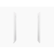 STERLING® 72175100-0 Shower End Wall Set, Wall Installation / Mounting, 30 in Length, 1-1/4 in Width, 60 in Height