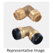 SharkBite™ U260LF 90 deg Elbow, Elbow Fitting, 1 in Connection Size 1, Connection Type 1: Push-to-Connect, 90 deg Angle