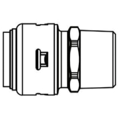 SharkBite™ SharkBite Max™ UR134 Male Adapter, 3/4 in, MNPT, Adapter, 3/4 in, MNPT, Material Construction: DZR Brass