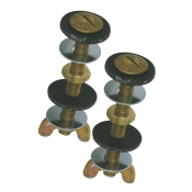 Sioux Chief 452-PB Standard Tank Bolt Set, Brass, Bolt Set Function Type