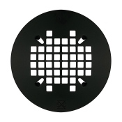 Sioux Chief 827-2SMRPK1 Round Snap-in Replacement Strainer, Bronze, Matte Black, 4-1/4 in Diameter