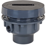 Sioux Chief FinishLine™ 832-25PF Rough-In Fixture Floor Drain, For Pipe Size: 2 in, Hub Outlet, PVC Body, PVC, Round