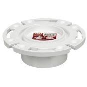 Sioux Chief TKO™ 883-PTPK Knockout Closet Flange, For Pipe Size: 3 x 4 in, 1-Piece Flange, PVC Body, 7/16 in Thickness