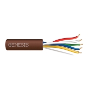Southwire® 47130307 General-Purpose Rated Thermostat Cable, 18 AWG Wire, 5-Conductor, 250 ft L, Solid Solid/Stranded