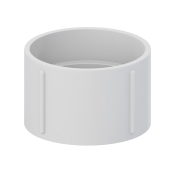 Tigre 100-3191 DWV Coupling, Coupling Fitting, SCH 40, 3 in Connection Size 1, Connection Type 1: Slip