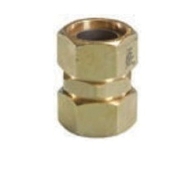TracPipe® AutoFlare® FGP-CPLG-500 Coupling Insert, 1/2 in Connection Size 1, 1/2 in Connection Size 2, Brass