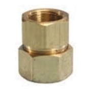 TracPipe® AutoFlare® FGP-FSTF-500 Straight Fitting, 1/2 in Connection Size 1, Connection Type 1: Female, Brass