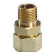TracPipe® AutoFlare® FGP-FST-1000 Straight Mechanical Fitting, 1 in Connection Size 1, 1 in Connection Size 2, Brass