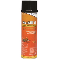 Nu-Calgon 4292-75 Nu-Kill II Wasp And Hornet Killer, 13.5 Oz, Aerosol Can, Liquefied Gas, Colorless To Light Yellow