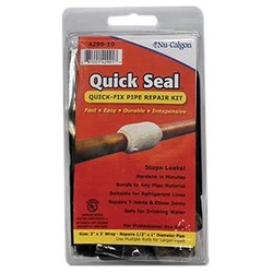Nu-Calgon 4299-10 Quick Seal Pipe Repair Seal, White To Yellowish, Very Slight