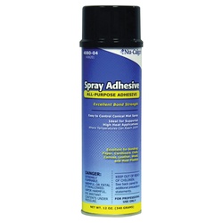 Nu-Calgon 4080-04 Spray Adhesive, Gas, Clear To Milky White, Solvent, 12 Oz, Can